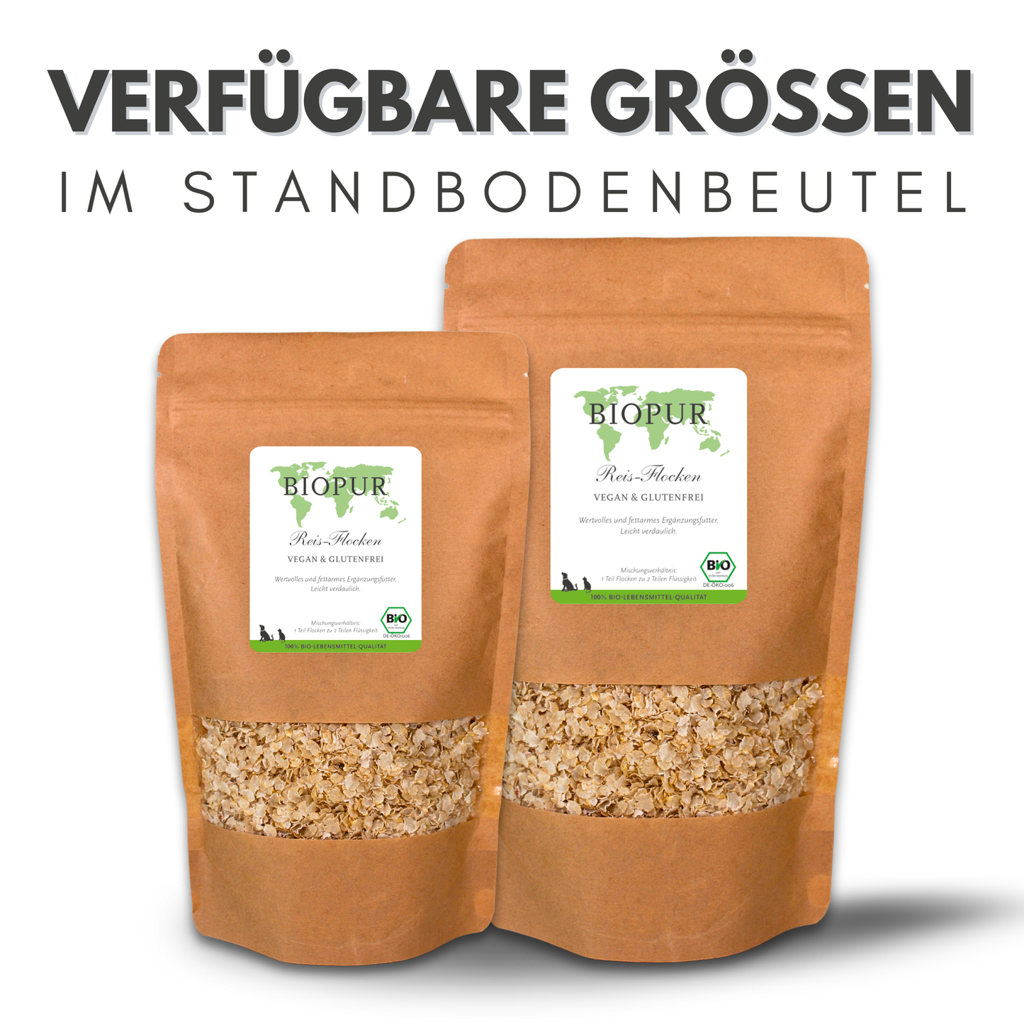 Reis-Flocken - BIOPUR Futterergänzungen