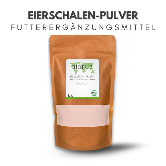 Eierschalen-Pulver - BIOPUR Futterergänzungen