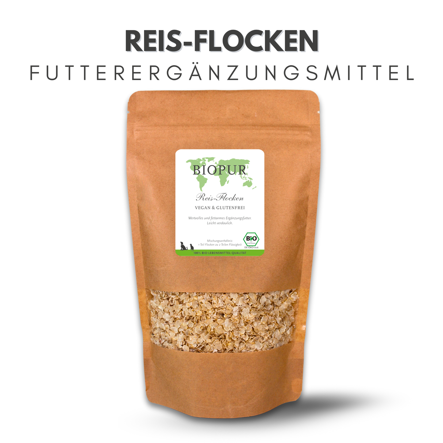 Reis-Flocken - BIOPUR Futterergänzungen