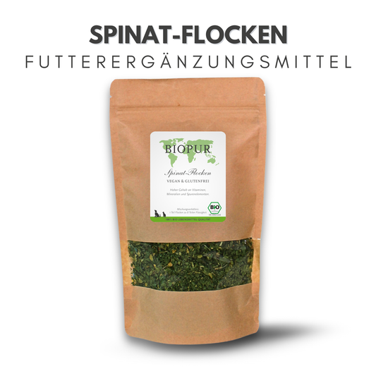 Spinat-Flocken - BIOPUR Futterergänzungen